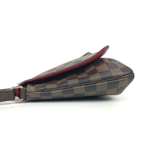 LOUIS VUITTON Authentic Brown Damier Canvas Pochette Shoulder Bag